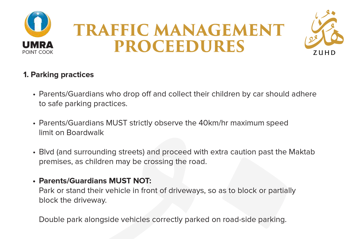 Traffic Management Procedures